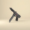 Toy gun +TEC9 electric submachine gun details Picture